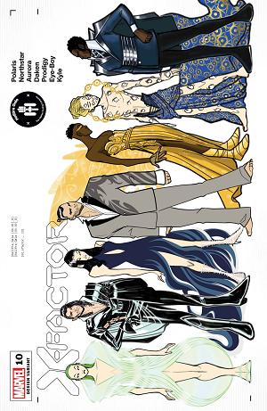 X-Factor #10 BALDEON CHARACTER DESIGN cover