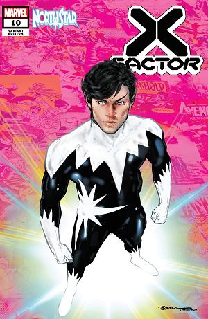 X-Factor #10 JIMENEZ PRIDE MONTH cover