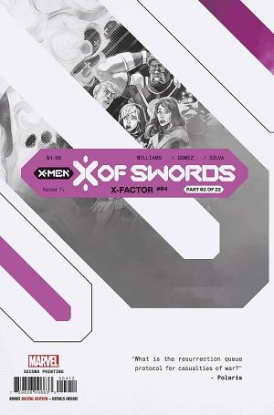 X-Factor #4 2ND PTG SHAVRIN cover