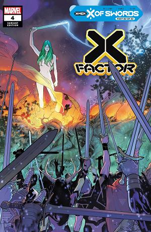 X-Factor #4 SILVA cover