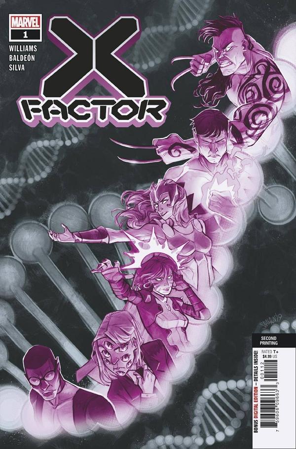 X-Factor #1 2ND PTG SHAVRIN cover