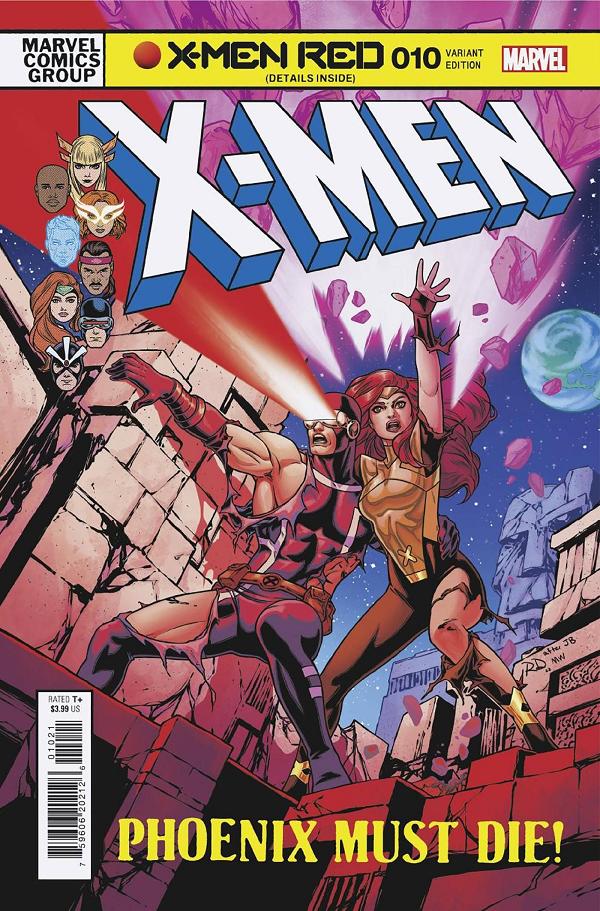 X-Men Red #10 DAUTERMAN CLASSIC HOMAGE cover