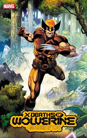 X Deaths Of Wolverine #1 BAGLEY TRADING CARD cover