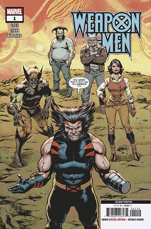 Weapon X-Men #1 2ND PTG YILDIRAY CINAR cover