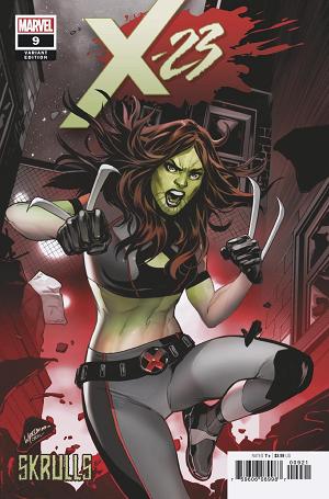 X-23 #9 LUPACCHINO SKRULLS cover