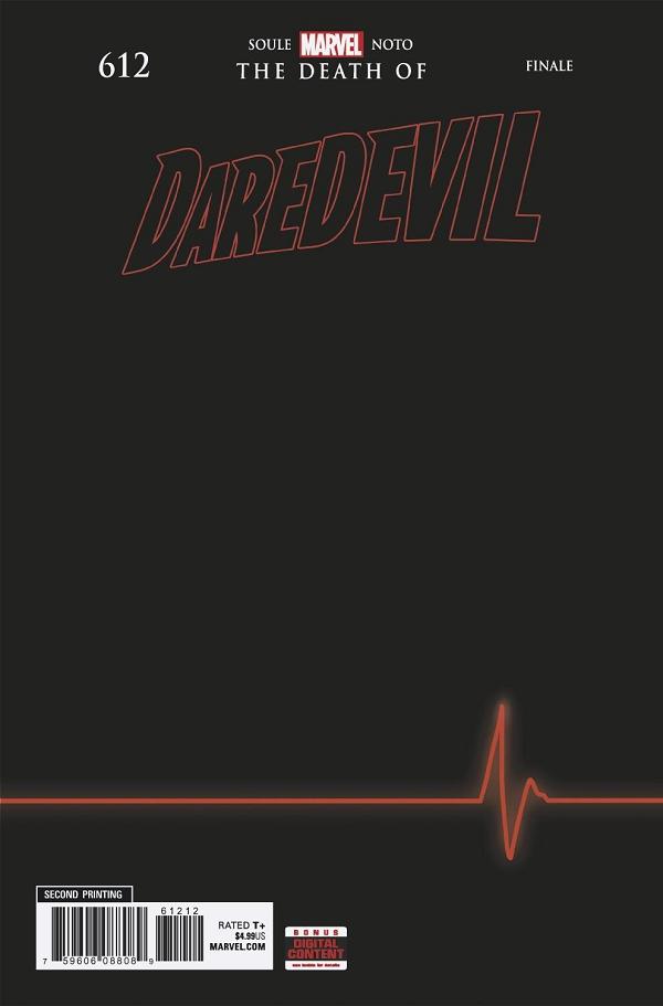 Daredevil #612 2ND PTG NOTO cover