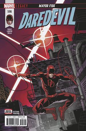 Daredevil #596 2ND PTG MORA cover