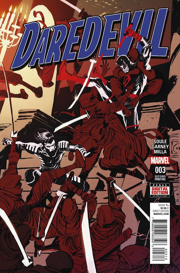 Daredevil #3 GARNEY 2ND PTG cover