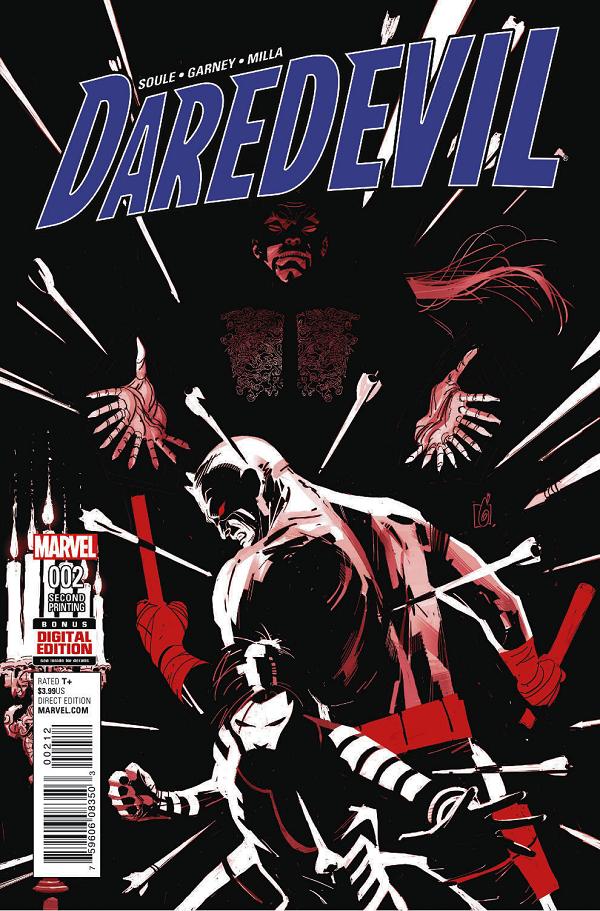 Daredevil #2 GARNEY 2ND PTG cover