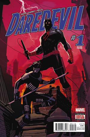 Daredevil #1 GARNEY 2ND PTG cover