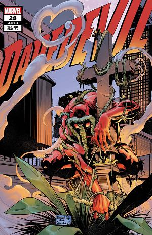 Daredevil #28 HEIGHT DAREDEVIL-THING cover
