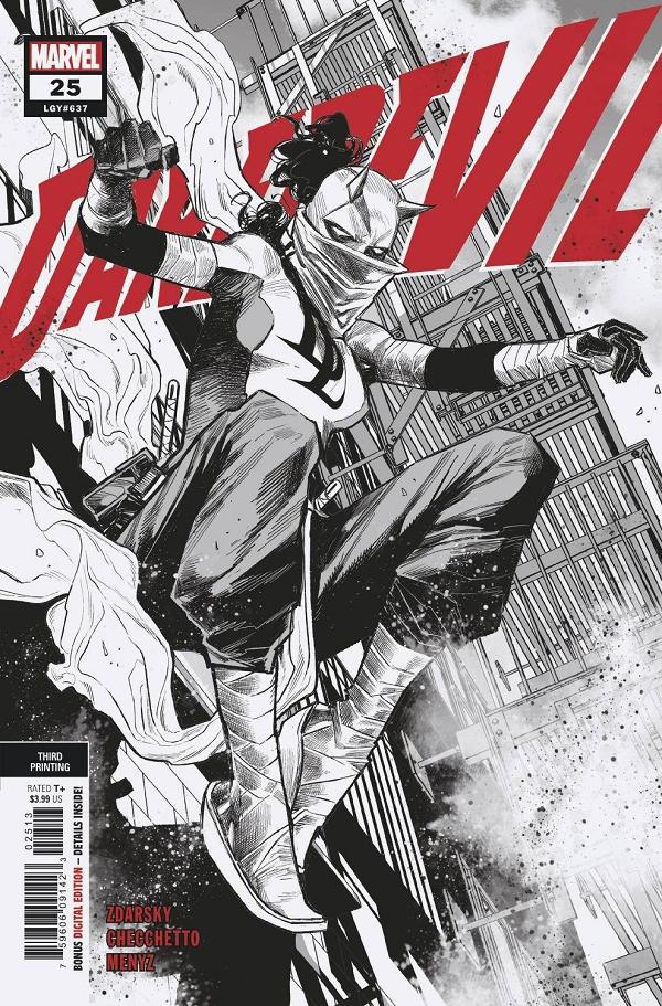 Daredevil #25 3RD PTG CHECCHETTO cover