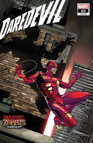 Daredevil #20 SLINEY MARVEL ZOMBIES cover