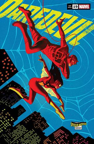 Daredevil #19 DEL MUNDO SPIDER-WOMAN cover