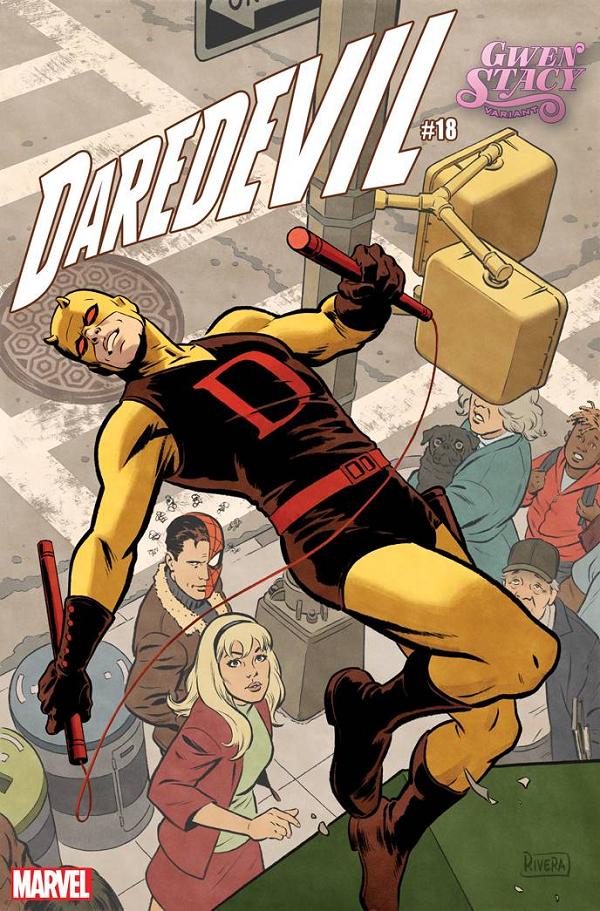 Daredevil #18 RIVERA GWEN STACY cover