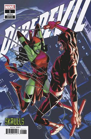 Daredevil #1 RAMOS SKRULLS cover