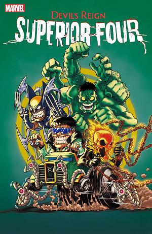 Devils Reign: Superior Four #2 (OF 3) SUPERLOG cover