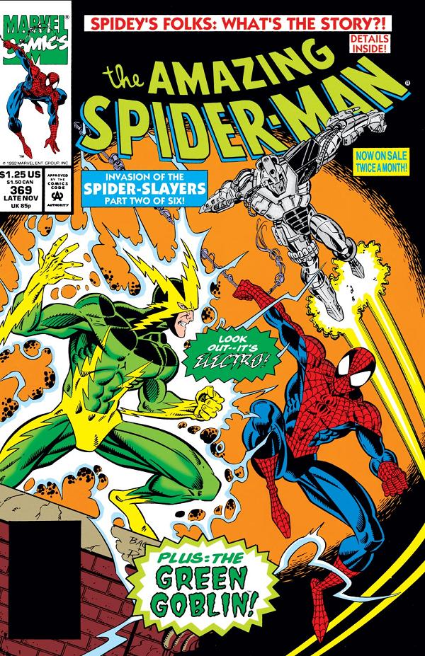 Amazing Spider-Man #369  cover