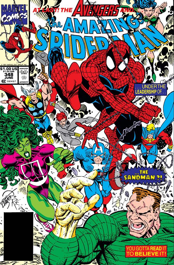 Amazing Spider-Man #348  cover