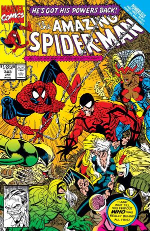 Amazing Spider-Man #343  cover