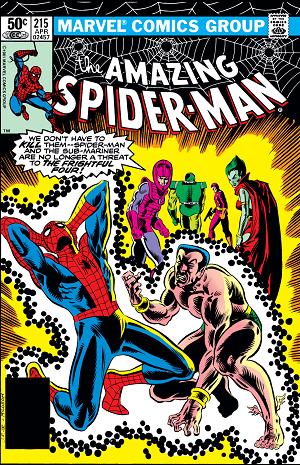 Amazing Spider-Man #215  cover