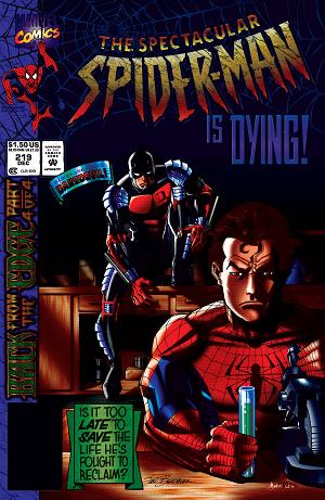 Peter Parker: The Spectacular Spider-Man #219  cover