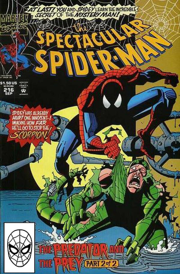 Peter Parker: The Spectacular Spider-Man #216  cover