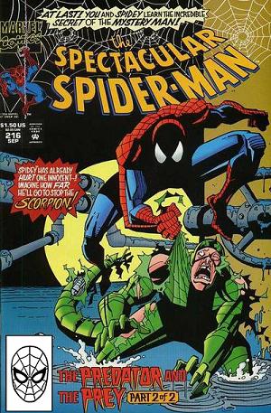 Peter Parker: The Spectacular Spider-Man #216  cover