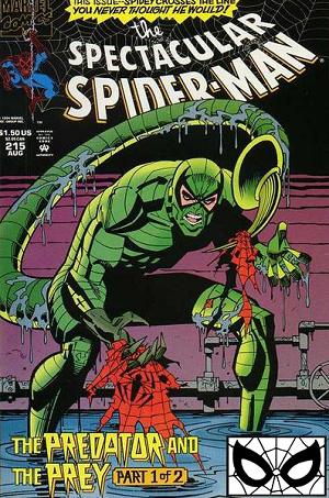Peter Parker: The Spectacular Spider-Man #215  cover