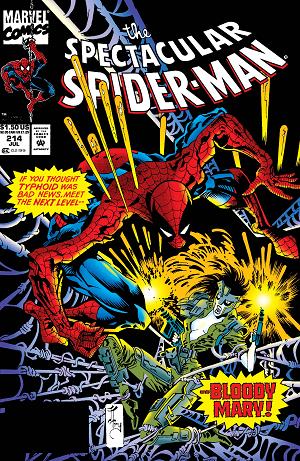 Peter Parker: The Spectacular Spider-Man #214 cover
