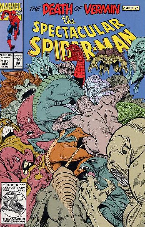 Peter Parker: The Spectacular Spider-Man #195  cover