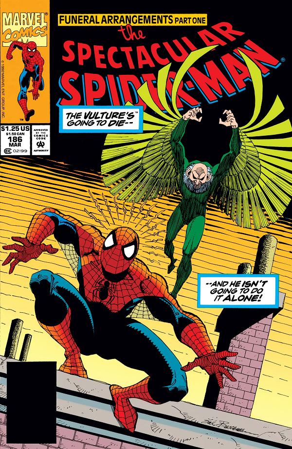 Peter Parker: The Spectacular Spider-Man #186  cover