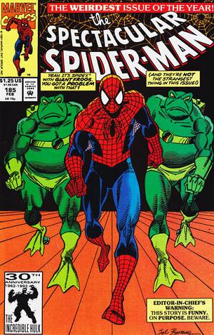Peter Parker: The Spectacular Spider-Man #185  cover