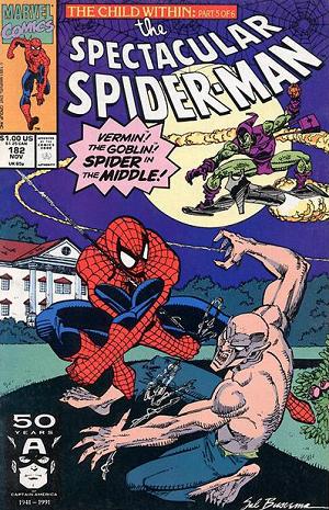 Peter Parker: The Spectacular Spider-Man #182  cover
