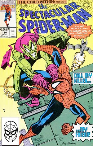 Peter Parker: The Spectacular Spider-Man #180  cover
