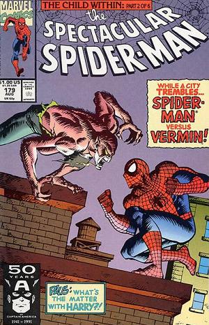 Peter Parker: The Spectacular Spider-Man #179  cover