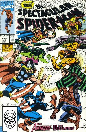 Peter Parker: The Spectacular Spider-Man #170  cover