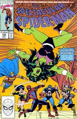 Peter Parker: The Spectacular Spider-Man #168  cover