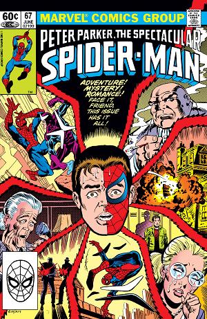 Peter Parker: The Spectacular Spider-Man #67 cover