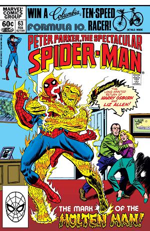Peter Parker: The Spectacular Spider-Man #63 cover
