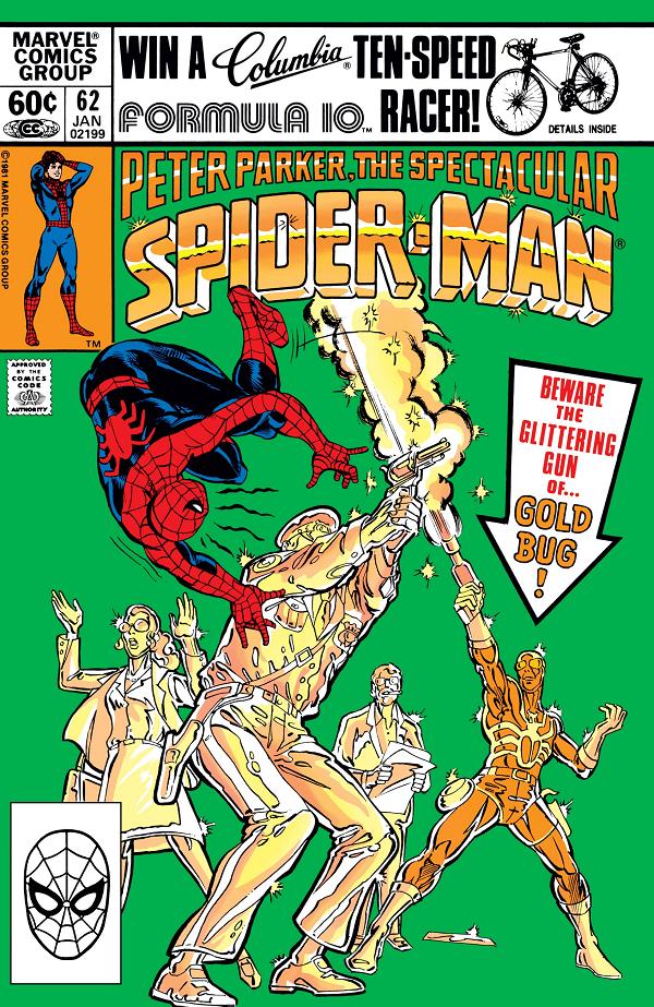 Peter Parker: The Spectacular Spider-Man #62  cover