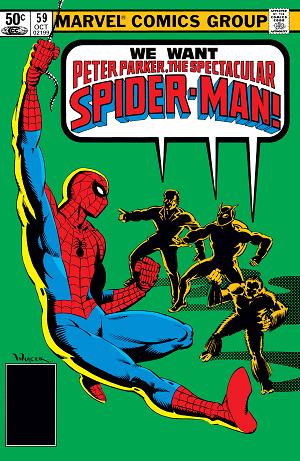 Peter Parker: The Spectacular Spider-Man #59 cover