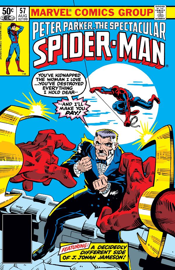 Peter Parker: The Spectacular Spider-Man #57  cover