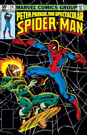 Peter Parker: The Spectacular Spider-Man #56 cover