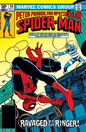 Peter Parker: The Spectacular Spider-Man #58  cover