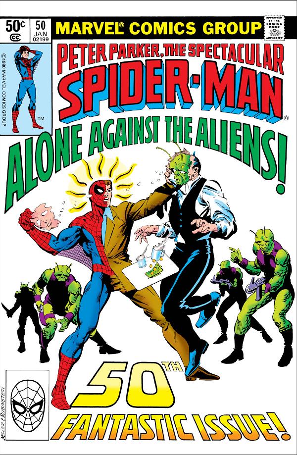 Peter Parker: The Spectacular Spider-Man #50  cover
