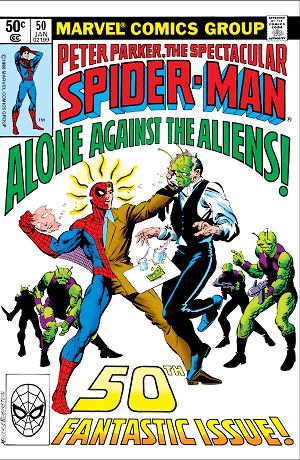 Peter Parker: The Spectacular Spider-Man #50  cover