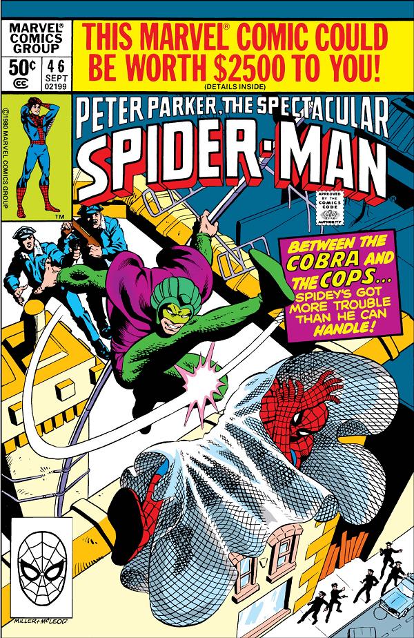 Peter Parker: The Spectacular Spider-Man #46  cover