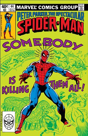 Peter Parker: The Spectacular Spider-Man #44 cover