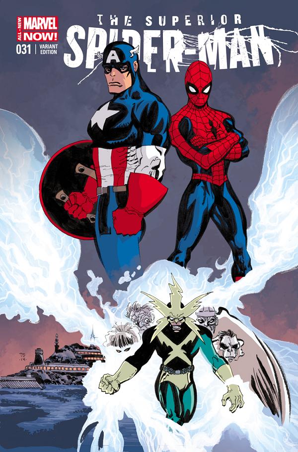 Superior Spider-Man #31 (SALE CAPTAIN AMERICA TEAM-UP cover